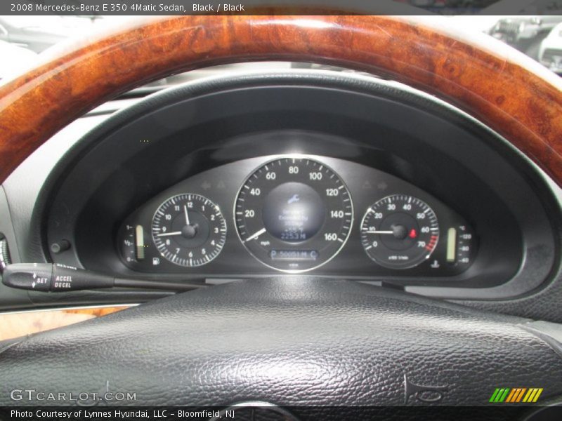 Black / Black 2008 Mercedes-Benz E 350 4Matic Sedan