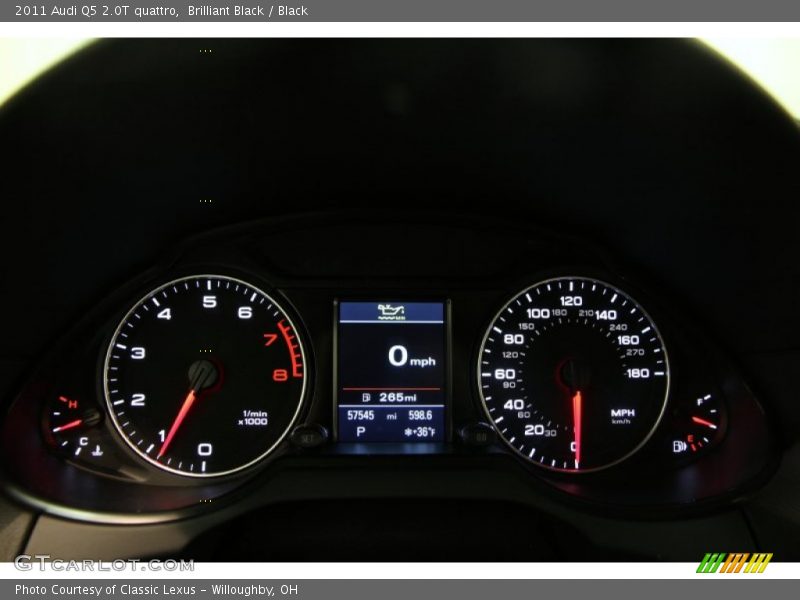 Brilliant Black / Black 2011 Audi Q5 2.0T quattro