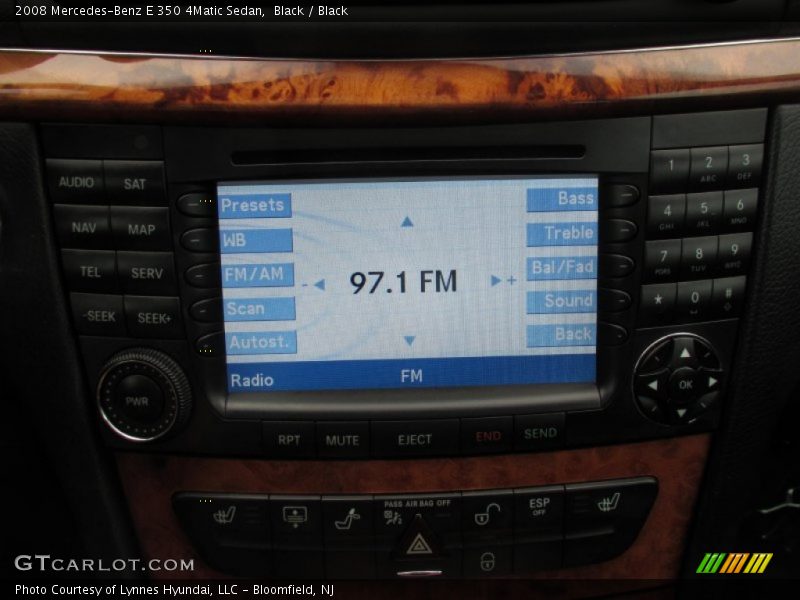 Black / Black 2008 Mercedes-Benz E 350 4Matic Sedan