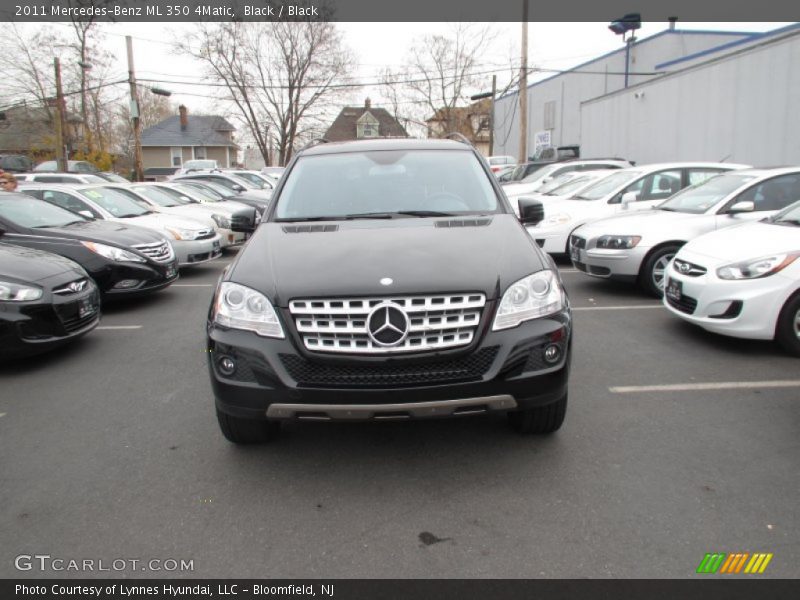 Black / Black 2011 Mercedes-Benz ML 350 4Matic
