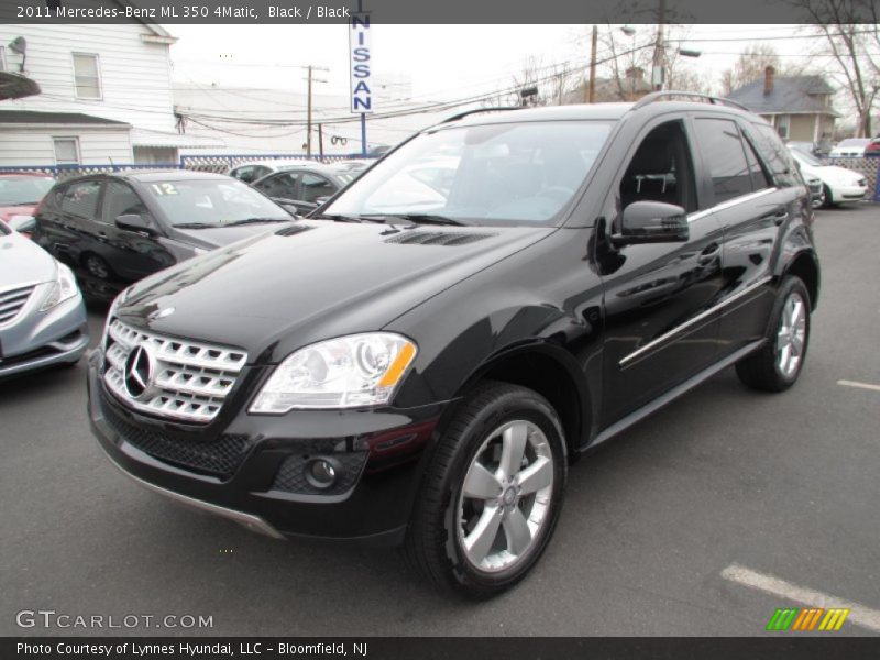 Black / Black 2011 Mercedes-Benz ML 350 4Matic