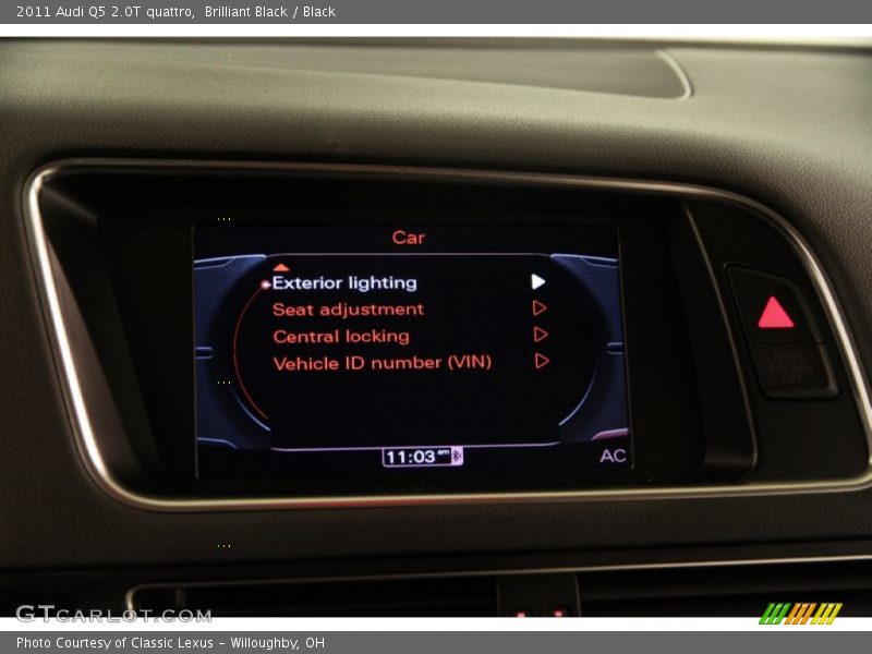 Brilliant Black / Black 2011 Audi Q5 2.0T quattro