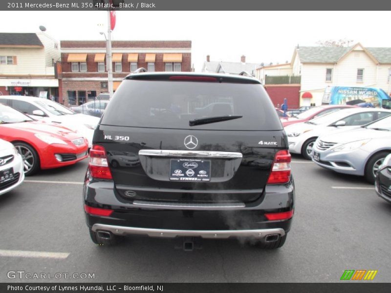 Black / Black 2011 Mercedes-Benz ML 350 4Matic