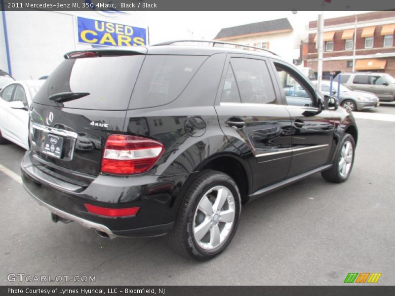 Black / Black 2011 Mercedes-Benz ML 350 4Matic