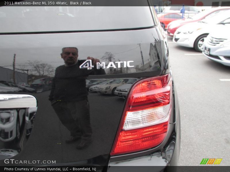 Black / Black 2011 Mercedes-Benz ML 350 4Matic