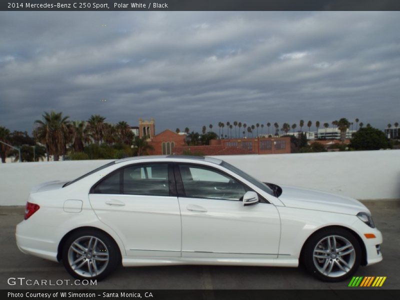 Polar White / Black 2014 Mercedes-Benz C 250 Sport
