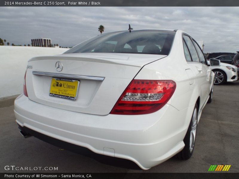 Polar White / Black 2014 Mercedes-Benz C 250 Sport
