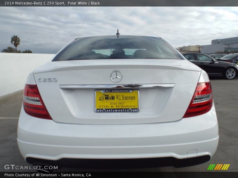 Polar White / Black 2014 Mercedes-Benz C 250 Sport