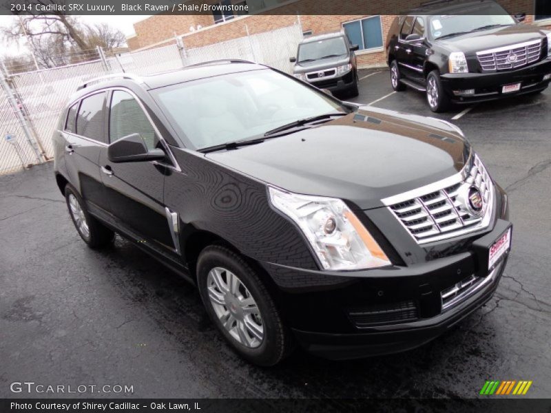 Black Raven / Shale/Brownstone 2014 Cadillac SRX Luxury
