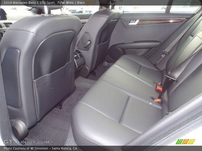 Polar White / Black 2014 Mercedes-Benz C 250 Sport