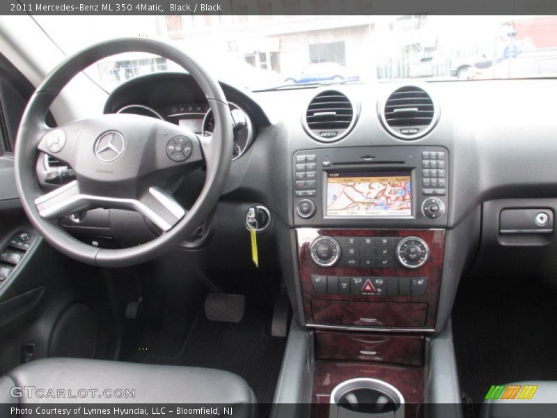 Black / Black 2011 Mercedes-Benz ML 350 4Matic