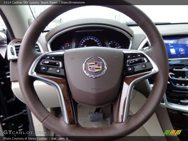 Black Raven / Shale/Brownstone 2014 Cadillac SRX Luxury
