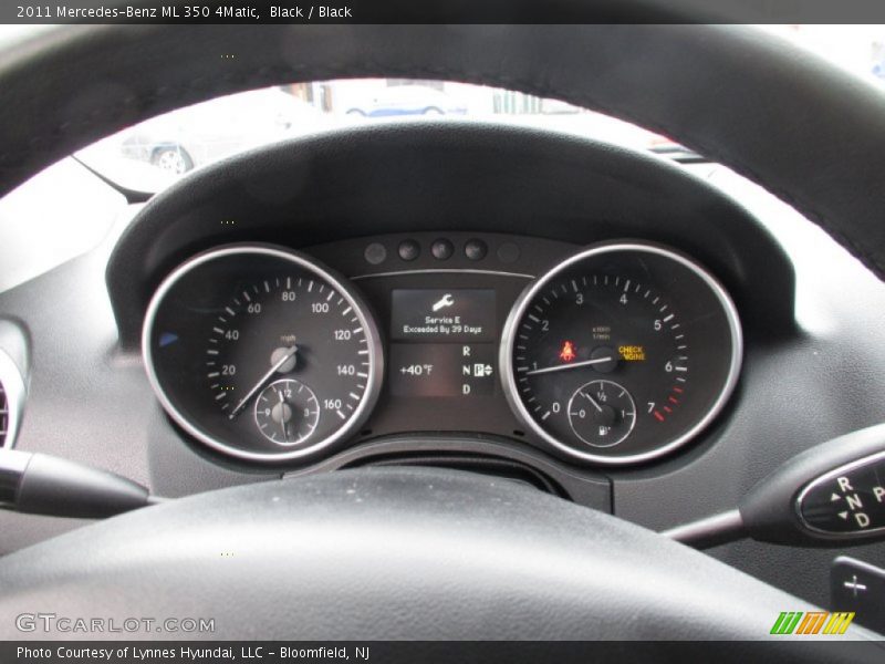 Black / Black 2011 Mercedes-Benz ML 350 4Matic