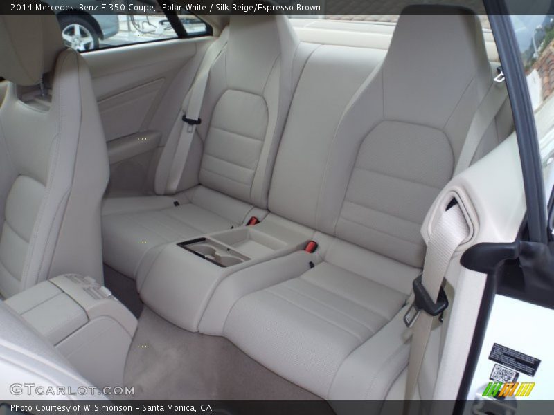 Polar White / Silk Beige/Espresso Brown 2014 Mercedes-Benz E 350 Coupe