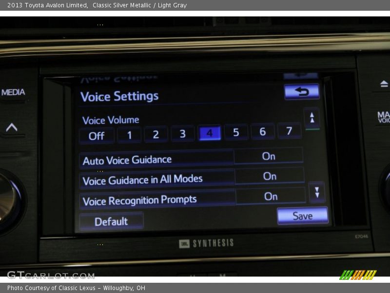 Classic Silver Metallic / Light Gray 2013 Toyota Avalon Limited