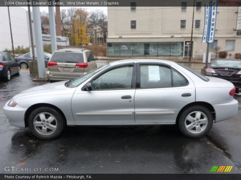 Ultra Silver Metallic / Graphite 2004 Chevrolet Cavalier LS Sedan