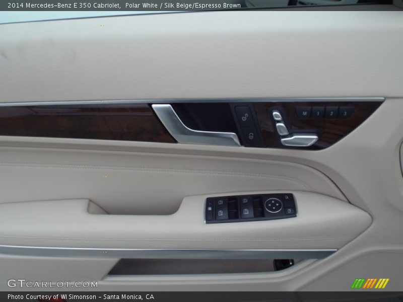 Polar White / Silk Beige/Espresso Brown 2014 Mercedes-Benz E 350 Cabriolet