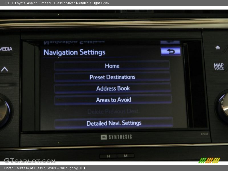 Classic Silver Metallic / Light Gray 2013 Toyota Avalon Limited