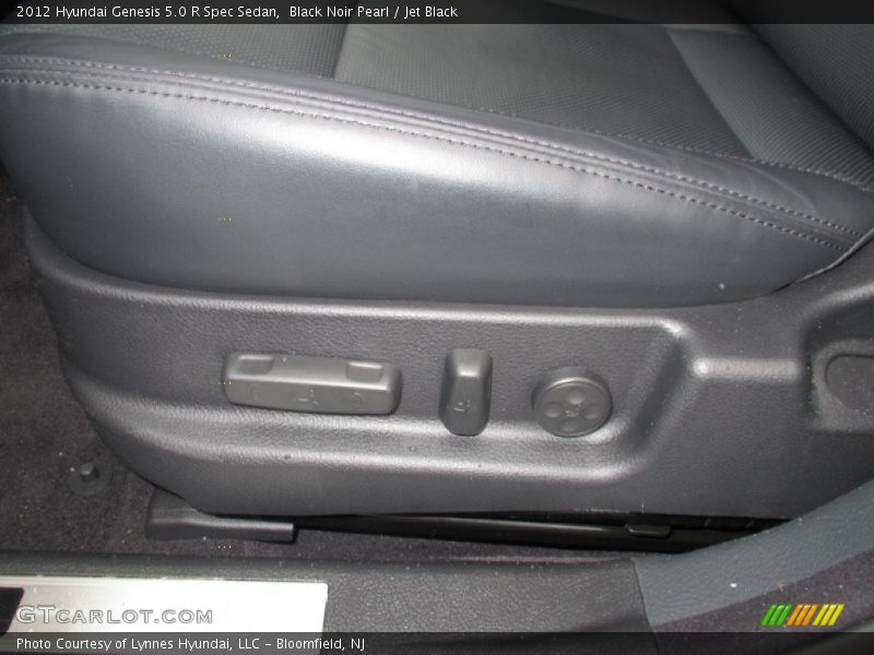 Black Noir Pearl / Jet Black 2012 Hyundai Genesis 5.0 R Spec Sedan