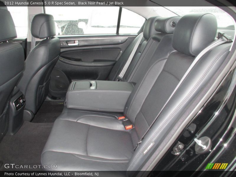 Rear Seat of 2012 Genesis 5.0 R Spec Sedan