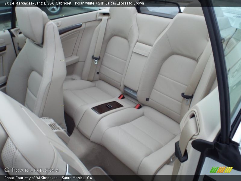 Polar White / Silk Beige/Espresso Brown 2014 Mercedes-Benz E 350 Cabriolet