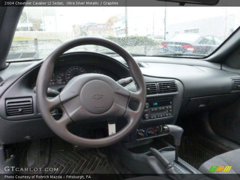 Ultra Silver Metallic / Graphite 2004 Chevrolet Cavalier LS Sedan