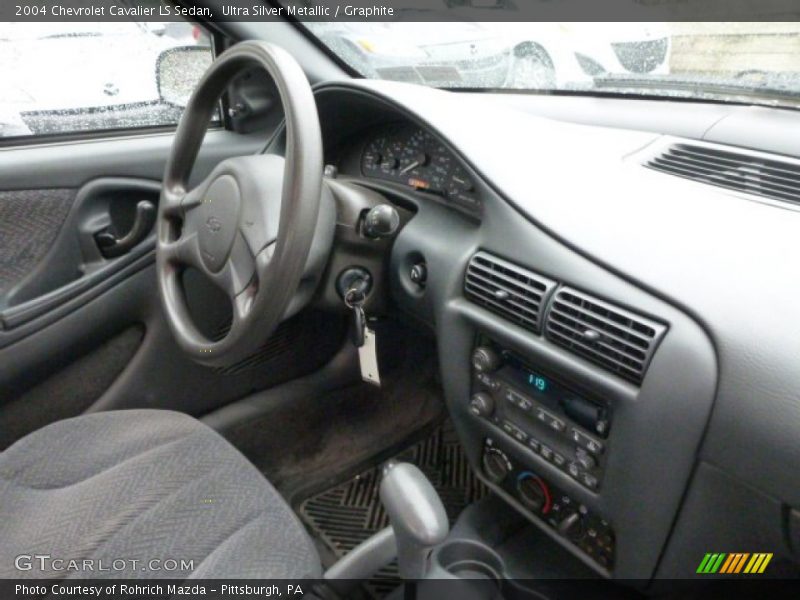 Ultra Silver Metallic / Graphite 2004 Chevrolet Cavalier LS Sedan