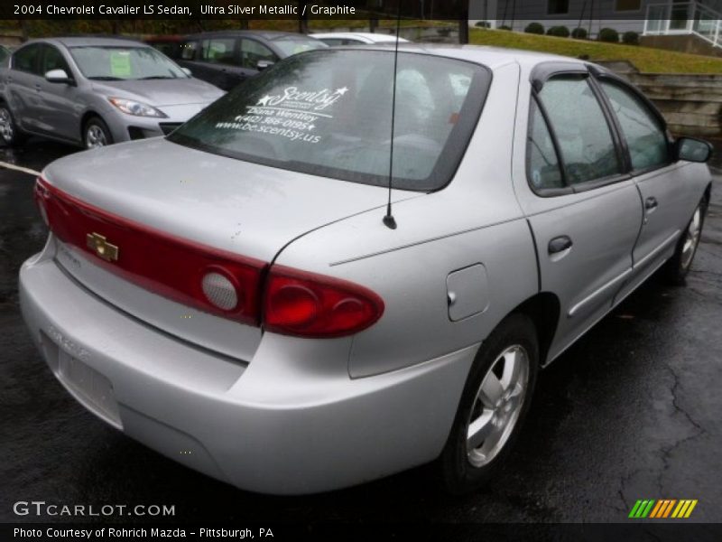 Ultra Silver Metallic / Graphite 2004 Chevrolet Cavalier LS Sedan