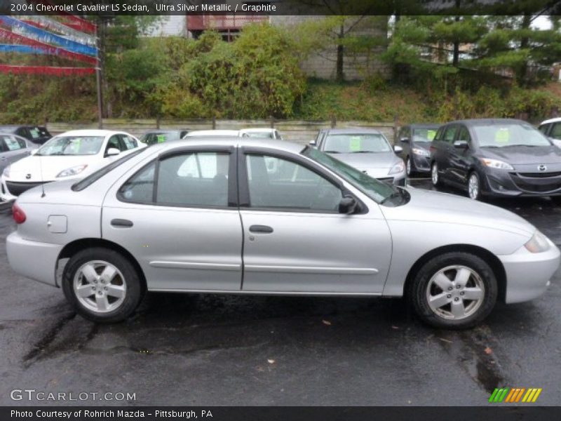 Ultra Silver Metallic / Graphite 2004 Chevrolet Cavalier LS Sedan
