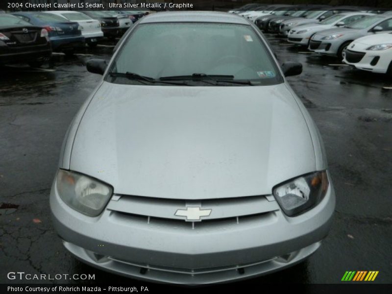 Ultra Silver Metallic / Graphite 2004 Chevrolet Cavalier LS Sedan