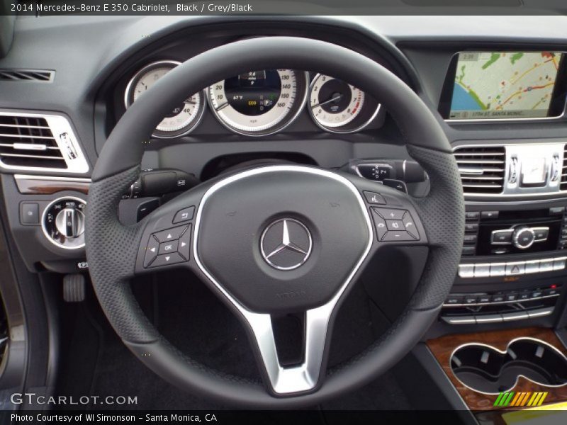 Black / Grey/Black 2014 Mercedes-Benz E 350 Cabriolet