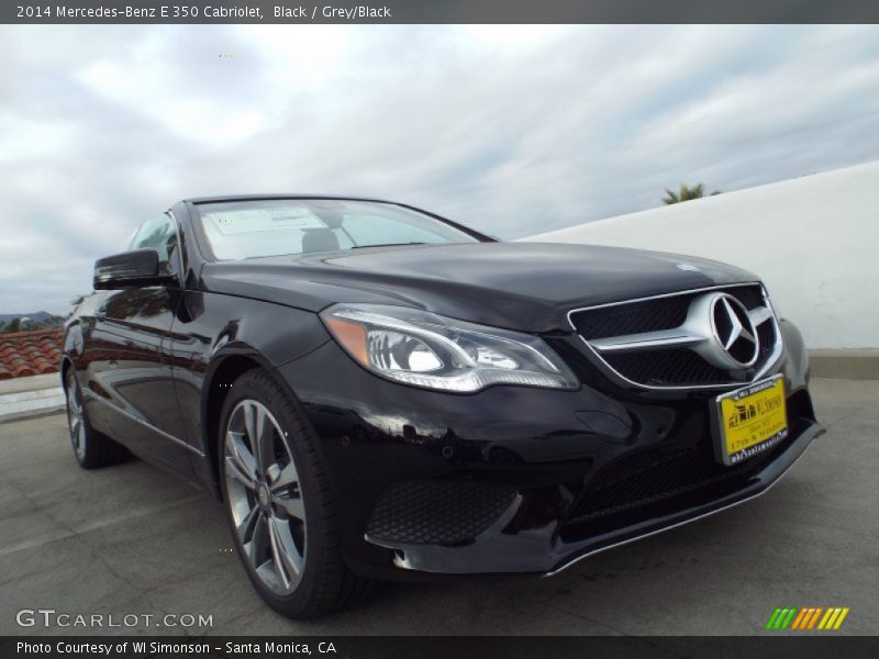 Black / Grey/Black 2014 Mercedes-Benz E 350 Cabriolet