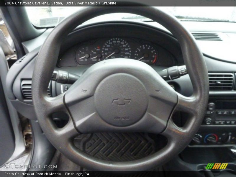Ultra Silver Metallic / Graphite 2004 Chevrolet Cavalier LS Sedan