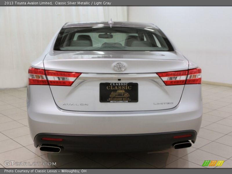 Classic Silver Metallic / Light Gray 2013 Toyota Avalon Limited