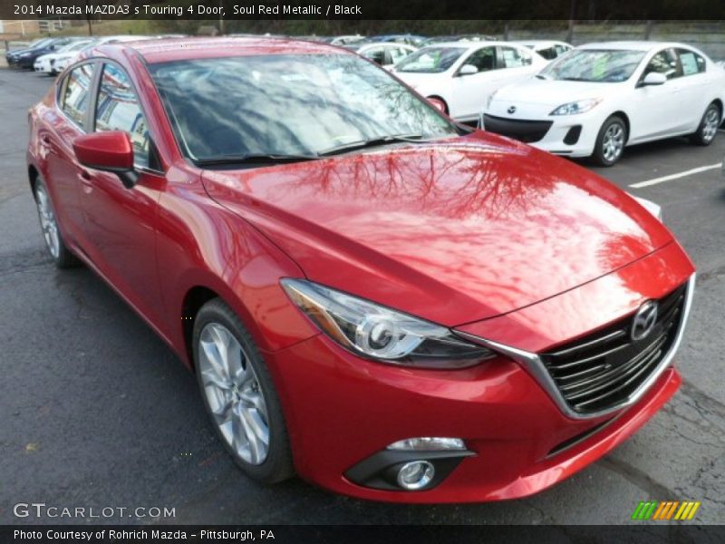 Soul Red Metallic / Black 2014 Mazda MAZDA3 s Touring 4 Door