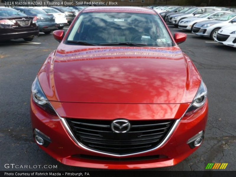 Soul Red Metallic / Black 2014 Mazda MAZDA3 s Touring 4 Door