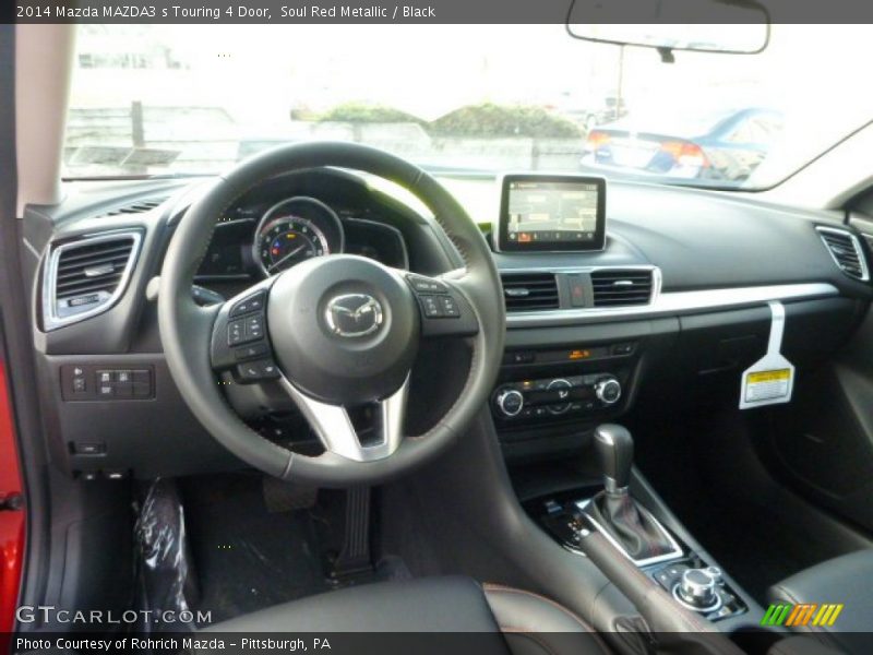 Soul Red Metallic / Black 2014 Mazda MAZDA3 s Touring 4 Door
