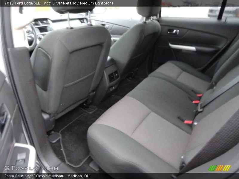 Ingot Silver Metallic / Medium Light Stone 2013 Ford Edge SEL
