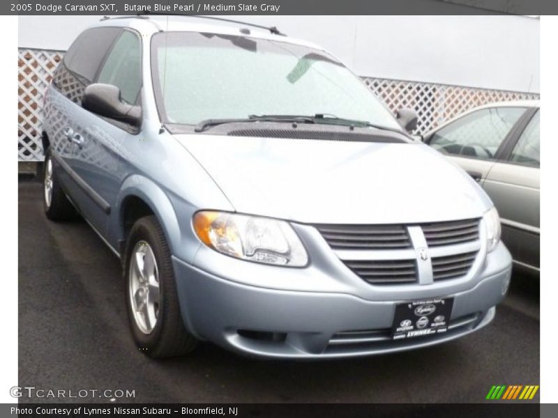 Butane Blue Pearl / Medium Slate Gray 2005 Dodge Caravan SXT