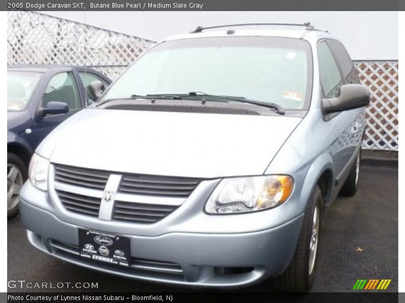 Butane Blue Pearl / Medium Slate Gray 2005 Dodge Caravan SXT