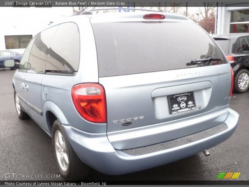 Butane Blue Pearl / Medium Slate Gray 2005 Dodge Caravan SXT