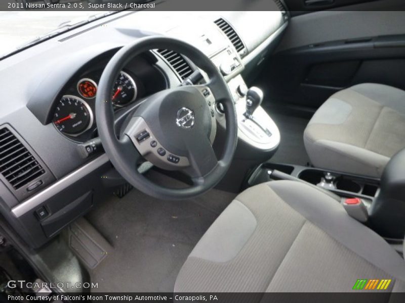 Super Black / Charcoal 2011 Nissan Sentra 2.0 S