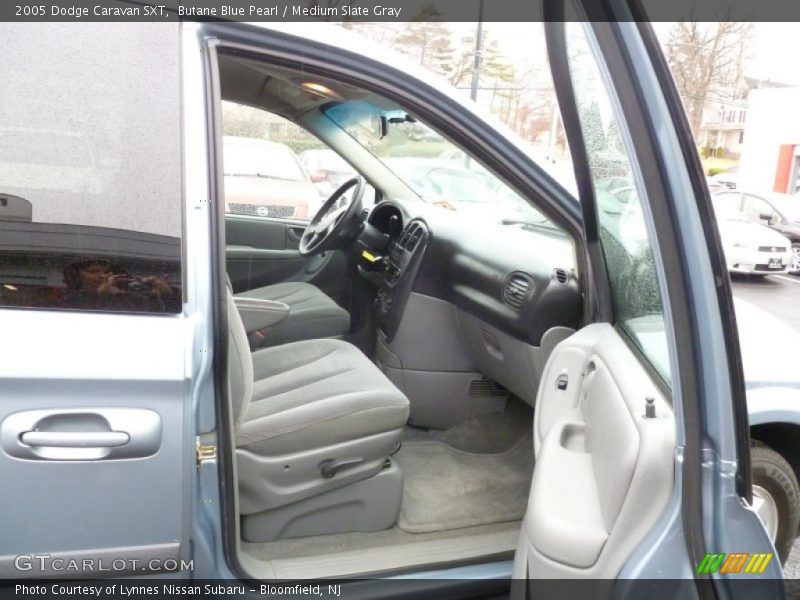 Butane Blue Pearl / Medium Slate Gray 2005 Dodge Caravan SXT