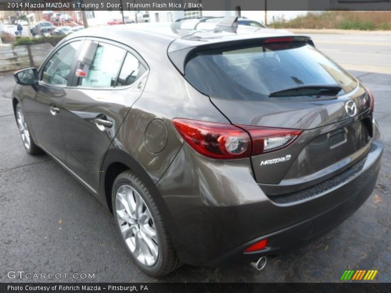 Titanium Flash Mica / Black 2014 Mazda MAZDA3 s Touring 5 Door