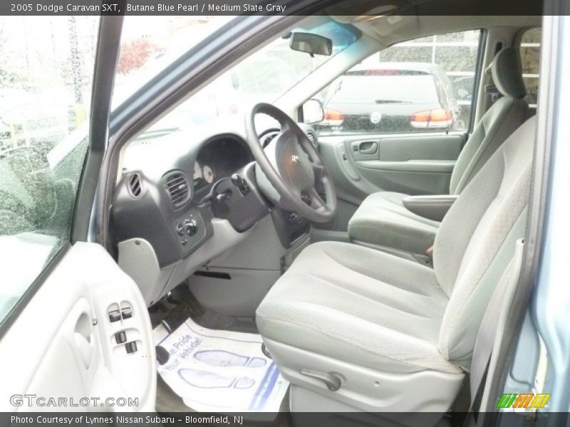 Butane Blue Pearl / Medium Slate Gray 2005 Dodge Caravan SXT