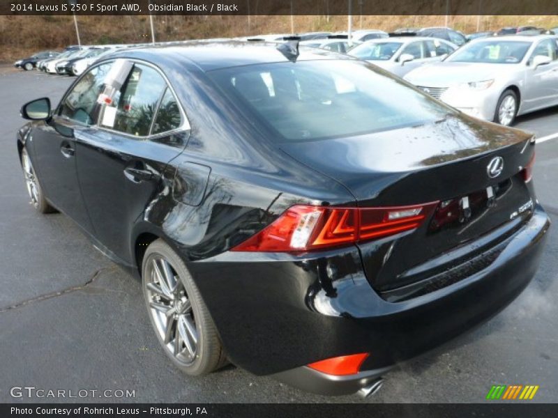 Obsidian Black / Black 2014 Lexus IS 250 F Sport AWD