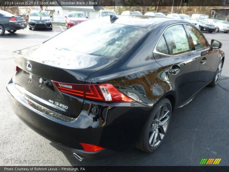 Obsidian Black / Black 2014 Lexus IS 250 F Sport AWD