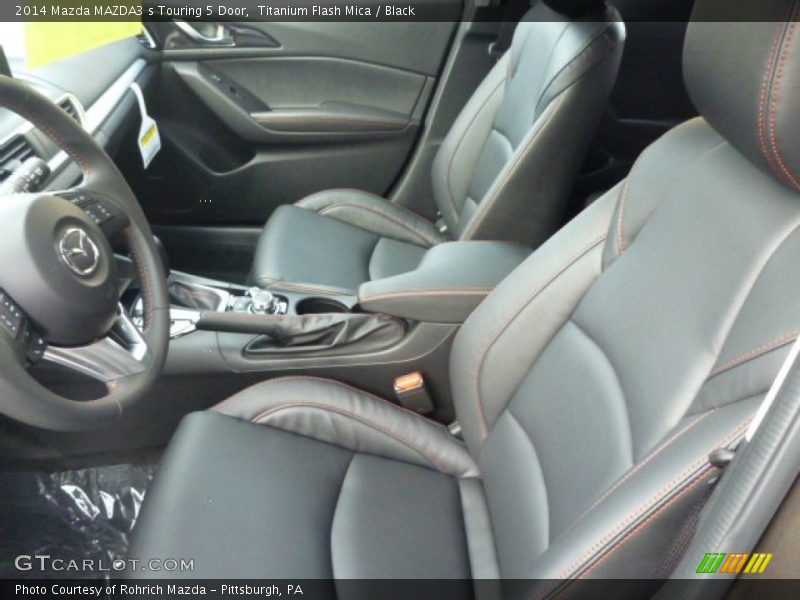 Front Seat of 2014 MAZDA3 s Touring 5 Door