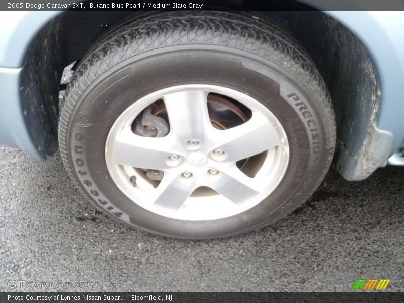 Butane Blue Pearl / Medium Slate Gray 2005 Dodge Caravan SXT