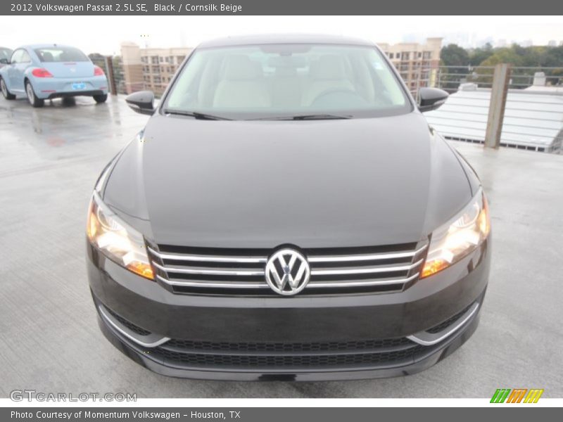 Black / Cornsilk Beige 2012 Volkswagen Passat 2.5L SE